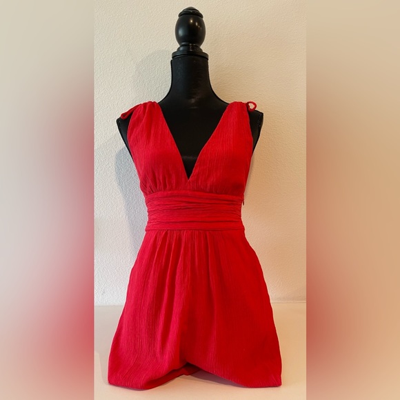 Red Shorts Romper | Casual - Picture 1 of 2